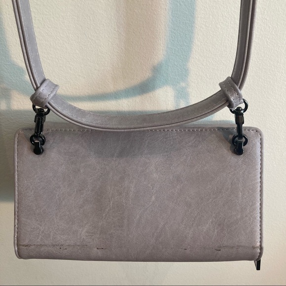 S+Q Wallet Crossbody Belt Purse with Phone  Pocket Vegan Leather - Picture 4 of 6